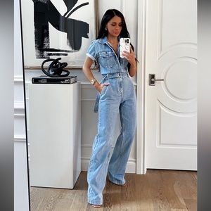 Abercrombie 90s Relaxed Denim Jumpsuit